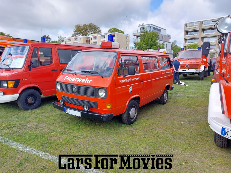 CarsForMovies | Volkswagen Bus T3 1992 Deutschland Rot Braun Einsatzfahrzeug Feuerwehrfahrzeug West DE - Schleswig-Holstein 7707 